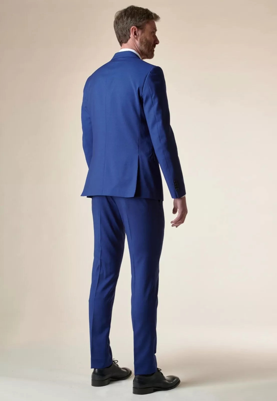Abito da Uomo bluette slim fit monopetto